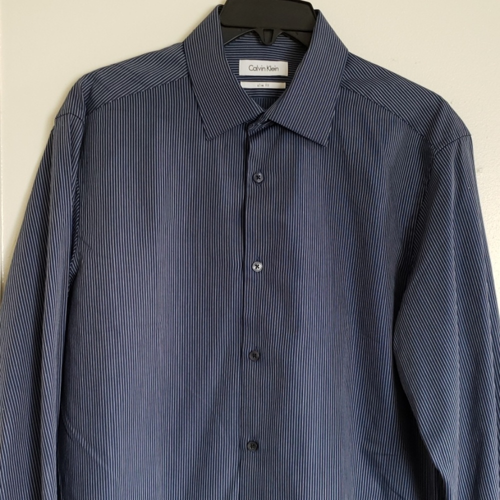 Men's Calvin Klein Striped Dress Shirt